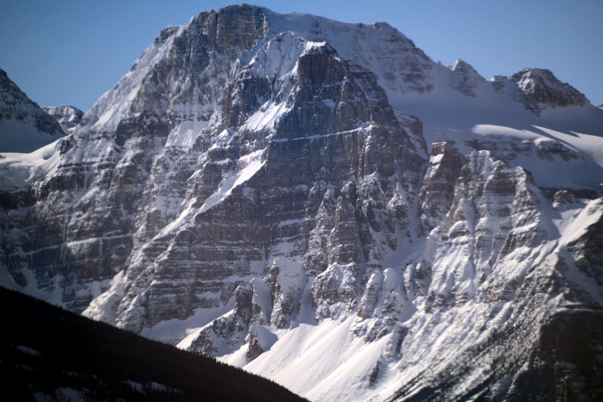 22F Mount Fry and Tower Of Babel From Lake Louise Ski Area